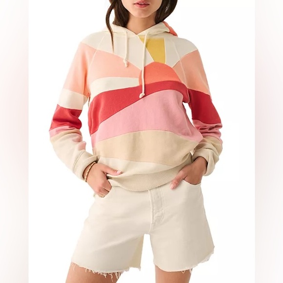 Faherty Tops - Faherty Soleil Cotton Hoodie in Canyon Lands - Size Small